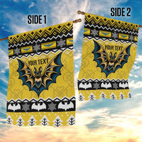 Personalized Brecknockshire Wales Christmas Garden Flag Welsh Celtic Bat Design - Wonder Print Shop