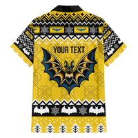 Personalized Brecknockshire Wales Christmas Hawaiian Shirt Welsh Celtic Bat Design - Wonder Print Shop