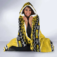 Personalized Brecknockshire Wales Christmas Hooded Blanket Welsh Celtic Bat Design - Wonder Print Shop