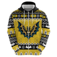 Personalized Brecknockshire Wales Christmas Hoodie Welsh Celtic Bat Design - Wonder Print Shop