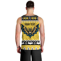 Personalized Brecknockshire Wales Christmas Men Tank Top Welsh Celtic Bat Design - Wonder Print Shop