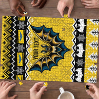 Personalized Brecknockshire Wales Christmas Puzzle Welsh Celtic Bat Design - Wonder Print Shop
