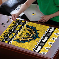 Personalized Brecknockshire Wales Christmas Puzzle Welsh Celtic Bat Design - Wonder Print Shop