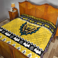 Personalized Brecknockshire Wales Christmas Quilt Welsh Celtic Bat Design - Wonder Print Shop