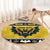 Personalized Brecknockshire Wales Christmas Round Carpet Welsh Celtic Bat Design - Wonder Print Shop