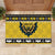 Personalized Brecknockshire Wales Christmas Rubber Doormat Welsh Celtic Bat Design - Wonder Print Shop