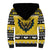 Personalized Brecknockshire Wales Christmas Sherpa Hoodie Welsh Celtic Bat Design - Wonder Print Shop