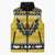 Personalized Brecknockshire Wales Christmas Sleeveless Puffer Jacket Welsh Celtic Bat Design - Wonder Print Shop