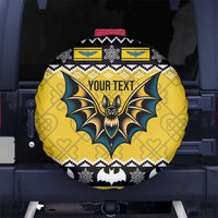 Personalized Brecknockshire Wales Christmas Spare Tire Cover Welsh Celtic Bat Design - Wonder Print Shop