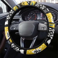 Brecknockshire Wales Christmas Steering Wheel Cover Welsh Celtic Bat Design - Wonder Print Shop