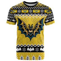 Personalized Brecknockshire Wales Christmas T Shirt Welsh Celtic Bat Design - Wonder Print Shop