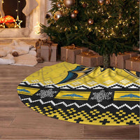 Brecknockshire Wales Christmas Tree Skirt Welsh Celtic Bat Design - Wonder Print Shop