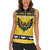 Personalized Brecknockshire Wales Christmas Women Sleeveless Polo Shirt Welsh Celtic Bat Design - Wonder Print Shop
