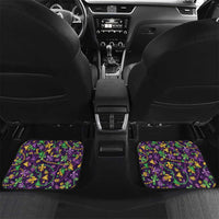 Funny Mardi Gras T-Rex Dinosaur Car Mats Let The Good Times Roll - Wonder Print Shop