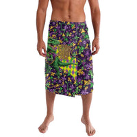 Funny Mardi Gras T-Rex Dinosaur Lavalava Let The Good Times Roll - Wonder Print Shop