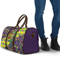 Funny Mardi Gras T-Rex Dinosaur Travel Bag Let The Good Times Roll - Wonder Print Shop