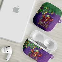 Funny Crawfish Carnival AirPods Case It's Mardi Gras Bruh - Wonder Print Shop
