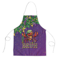 Funny Crawfish Carnival Apron It's Mardi Gras Bruh - Wonder Print Shop