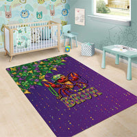 Funny Crawfish Carnival Area Rug It's Mardi Gras Bruh - Wonder Print Shop