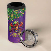 Funny Crawfish Carnival 4 in 1 Can Cooler Tumbler It's Mardi Gras Bruh - Wonder Print Shop