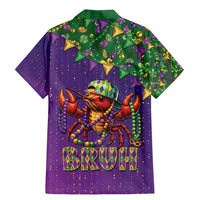Funny Crawfish Carnival Family Matching Mermaid Dress and Hawaiian Shirt It's Mardi Gras Bruh - Wonder Print Shop