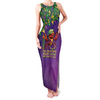 Funny Crawfish Carnival Family Matching Tank Maxi Dress and Hawaiian Shirt It's Mardi Gras Bruh - Wonder Print Shop