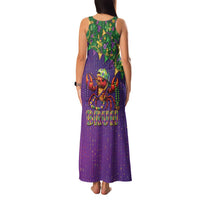 Funny Crawfish Carnival Family Matching Tank Maxi Dress and Hawaiian Shirt It's Mardi Gras Bruh - Wonder Print Shop