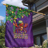 Funny Crawfish Carnival Garden Flag It's Mardi Gras Bruh - Wonder Print Shop
