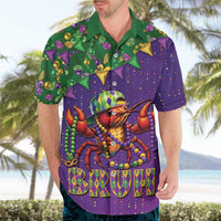 Funny Crawfish Carnival Hawaiian Shirt It's Mardi Gras Bruh - Wonder Print Shop