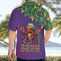 Funny Crawfish Carnival Hawaiian Shirt It's Mardi Gras Bruh - Wonder Print Shop