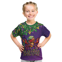 Funny Crawfish Carnival Kid T Shirt It's Mardi Gras Bruh - Wonder Print Shop