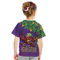 Funny Crawfish Carnival Kid T Shirt It's Mardi Gras Bruh - Wonder Print Shop