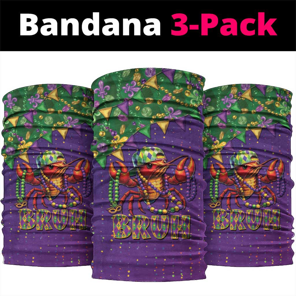Funny Crawfish Carnival Neck Gaiter It's Mardi Gras Bruh - Wonder Print Shop