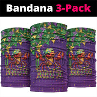 Funny Crawfish Carnival Neck Gaiter It's Mardi Gras Bruh - Wonder Print Shop