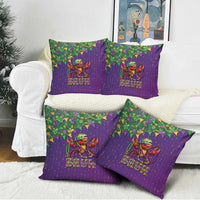 Funny Crawfish Carnival Pillow Cover It's Mardi Gras Bruh - Wonder Print Shop