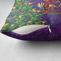 Funny Crawfish Carnival Pillow Cover It's Mardi Gras Bruh - Wonder Print Shop