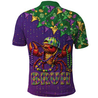 Funny Crawfish Carnival Polo Shirt It's Mardi Gras Bruh - Wonder Print Shop