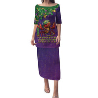 Funny Crawfish Carnival Puletasi It's Mardi Gras Bruh - Wonder Print Shop