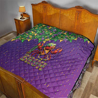 Funny Crawfish Carnival Quilt It's Mardi Gras Bruh - Wonder Print Shop