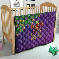 Funny Crawfish Carnival Quilt It's Mardi Gras Bruh - Wonder Print Shop