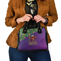 Funny Crawfish Carnival Shoulder Handbag It's Mardi Gras Bruh - Wonder Print Shop
