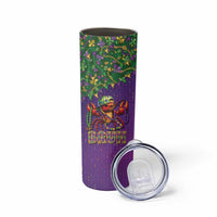 Funny Crawfish Carnival Skinny Tumbler It's Mardi Gras Bruh - Wonder Print Shop
