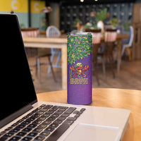 Funny Crawfish Carnival Skinny Tumbler It's Mardi Gras Bruh - Wonder Print Shop
