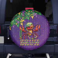 Funny Crawfish Carnival Spare Tire Cover It's Mardi Gras Bruh - Wonder Print Shop
