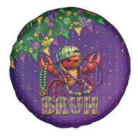 Funny Crawfish Carnival Spare Tire Cover It's Mardi Gras Bruh - Wonder Print Shop