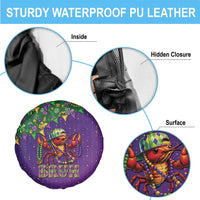 Funny Crawfish Carnival Spare Tire Cover It's Mardi Gras Bruh - Wonder Print Shop