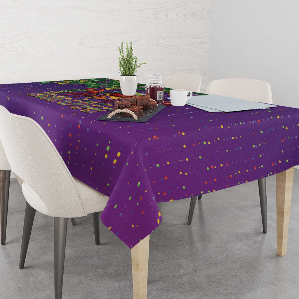 Funny Crawfish Carnival Tablecloth It's Mardi Gras Bruh - Wonder Print Shop