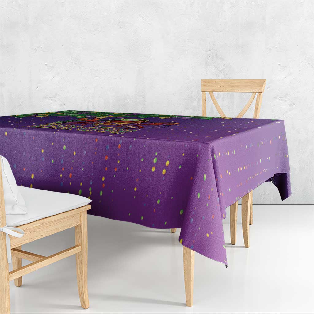 Funny Crawfish Carnival Tablecloth It's Mardi Gras Bruh - Wonder Print Shop