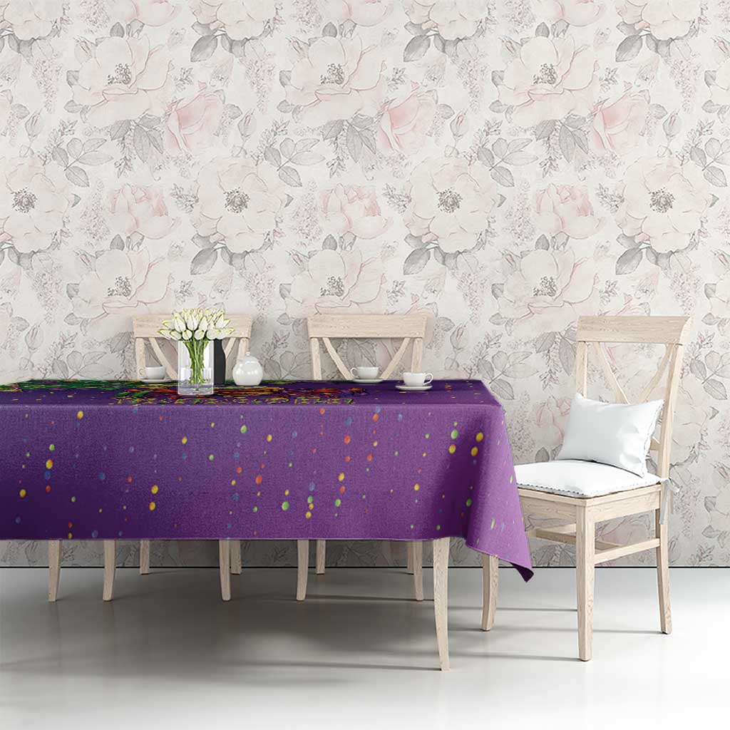Funny Crawfish Carnival Tablecloth It's Mardi Gras Bruh - Wonder Print Shop