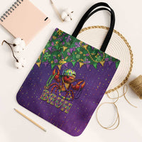 Funny Crawfish Carnival Tote Bag It's Mardi Gras Bruh - Wonder Print Shop